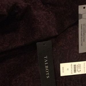 Velour Talbots 5 pocket pant